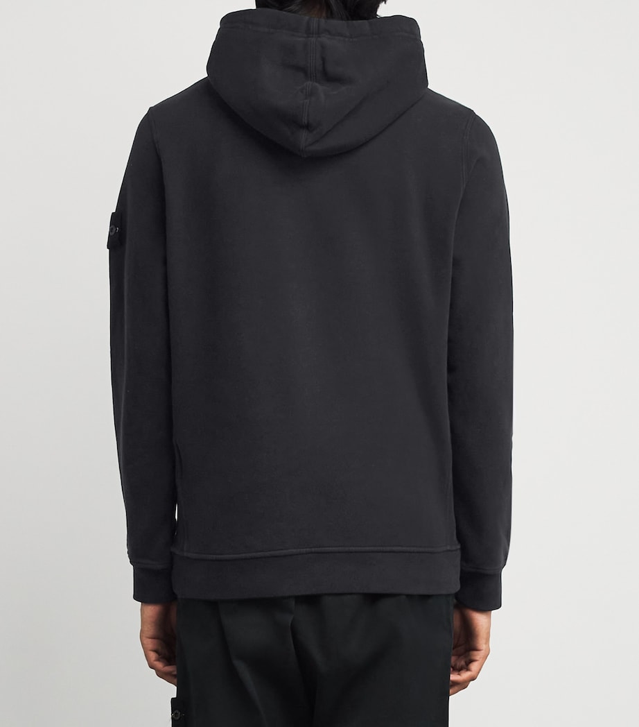 Cotton Compass Patch Hoodie V0029 Image 4