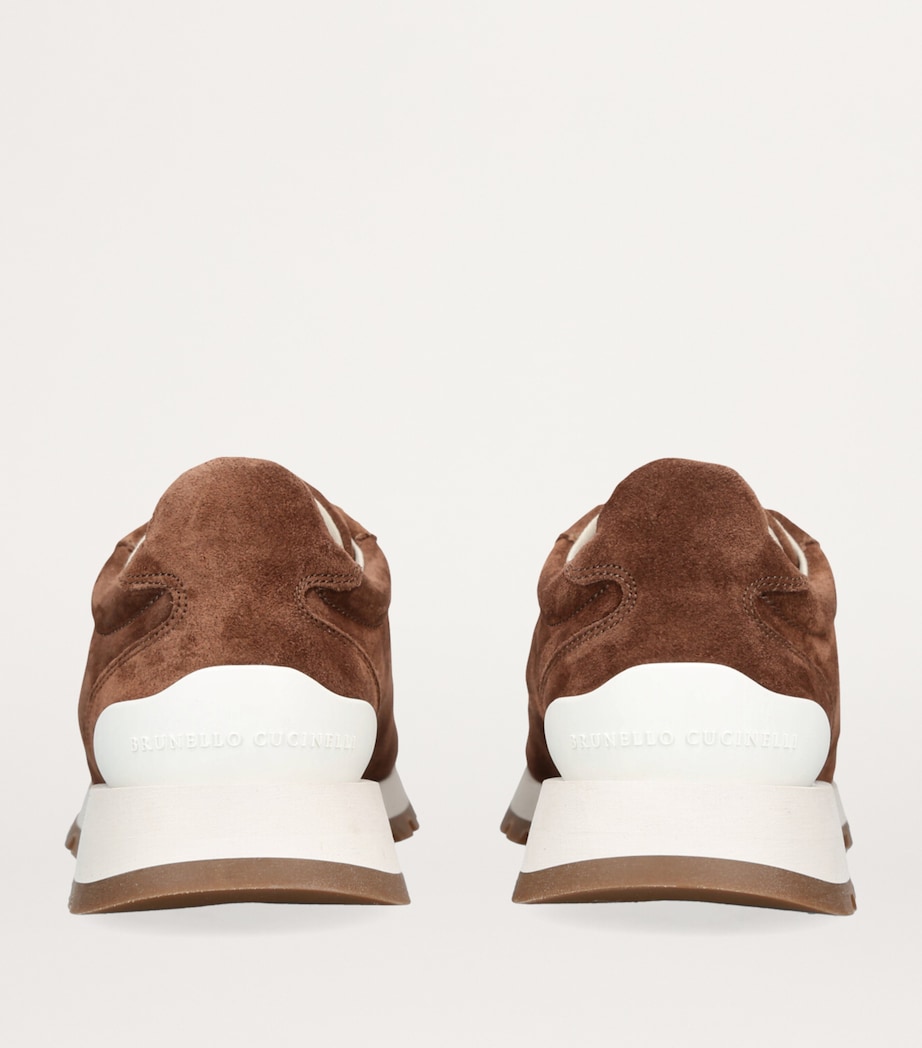 Suede Runner Sneakers BROWN Image 2