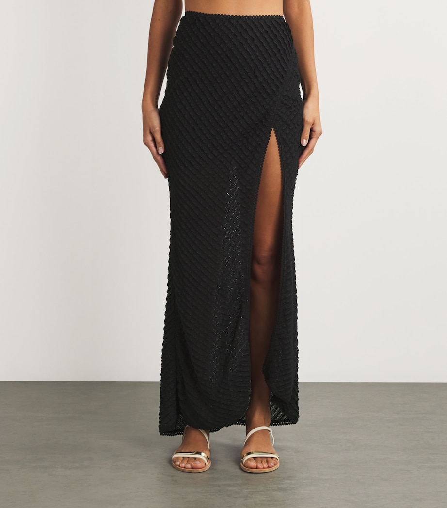 Lace Eris Maxi Skirt BLACK TENNIS Image 3