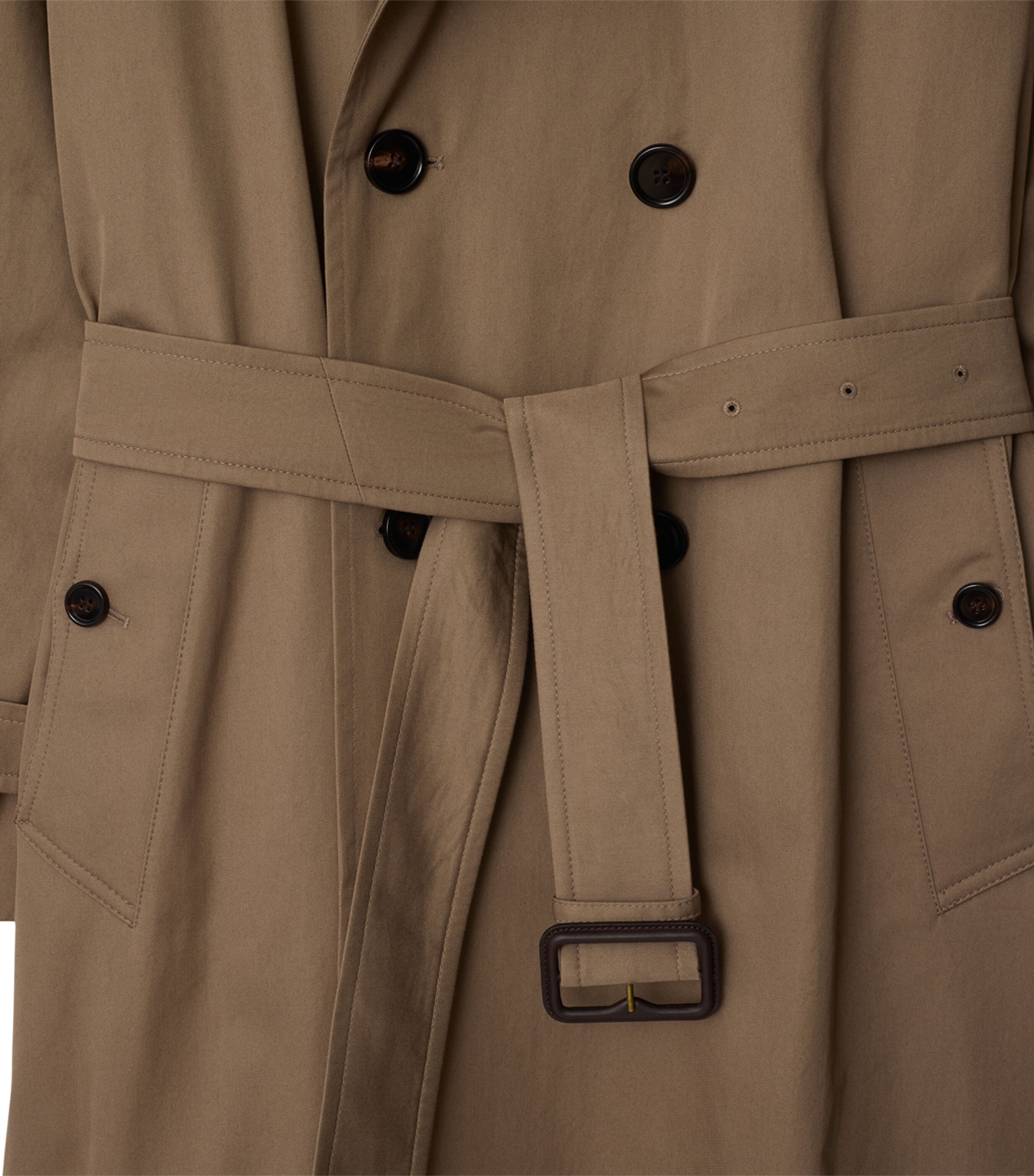 Burberry Brown Long Gabardine Chestwood Trench Coat | Harrods US