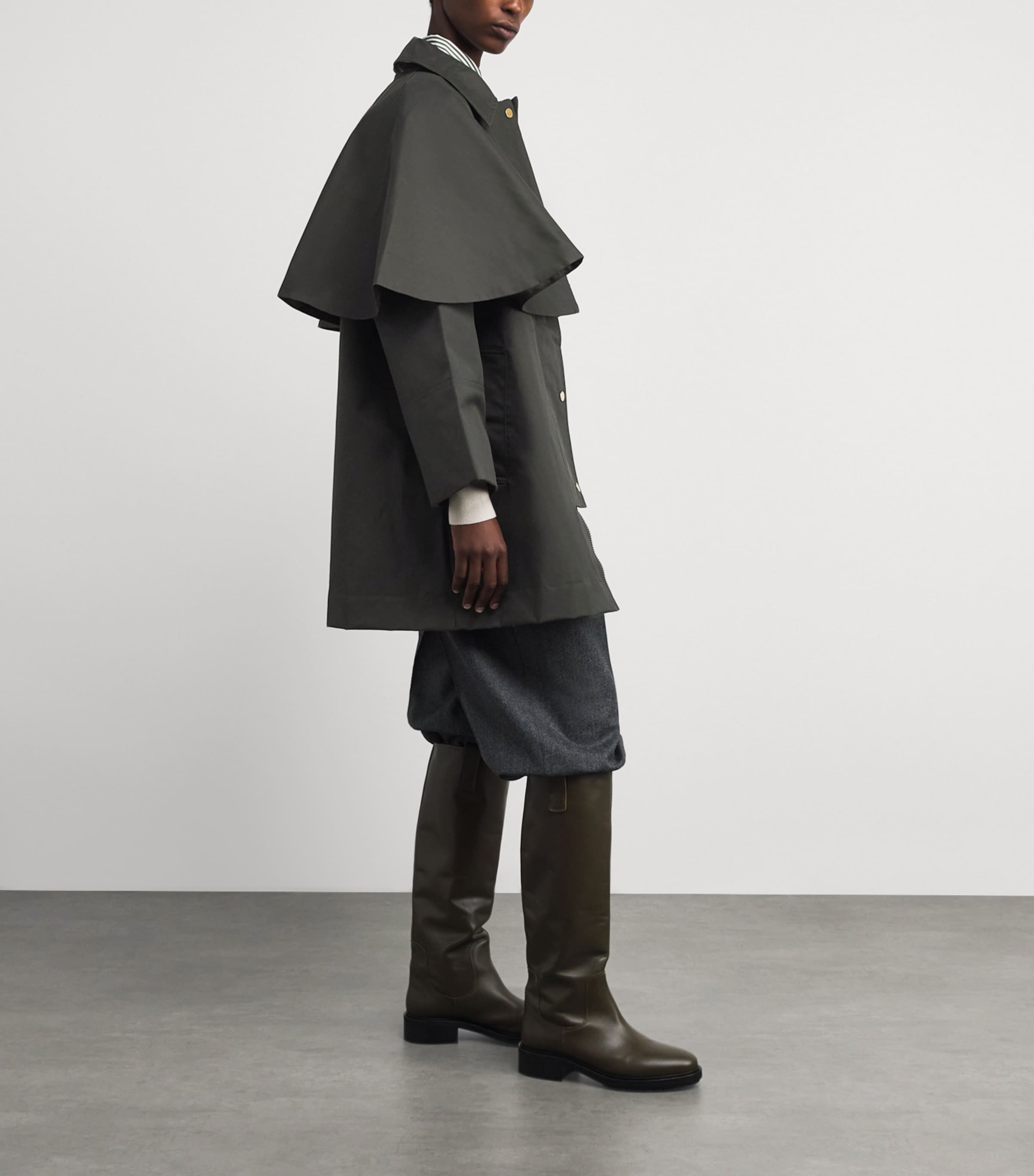 Fia Showerproof Jacket SAGE/ANCIENT POPLAR Image 6