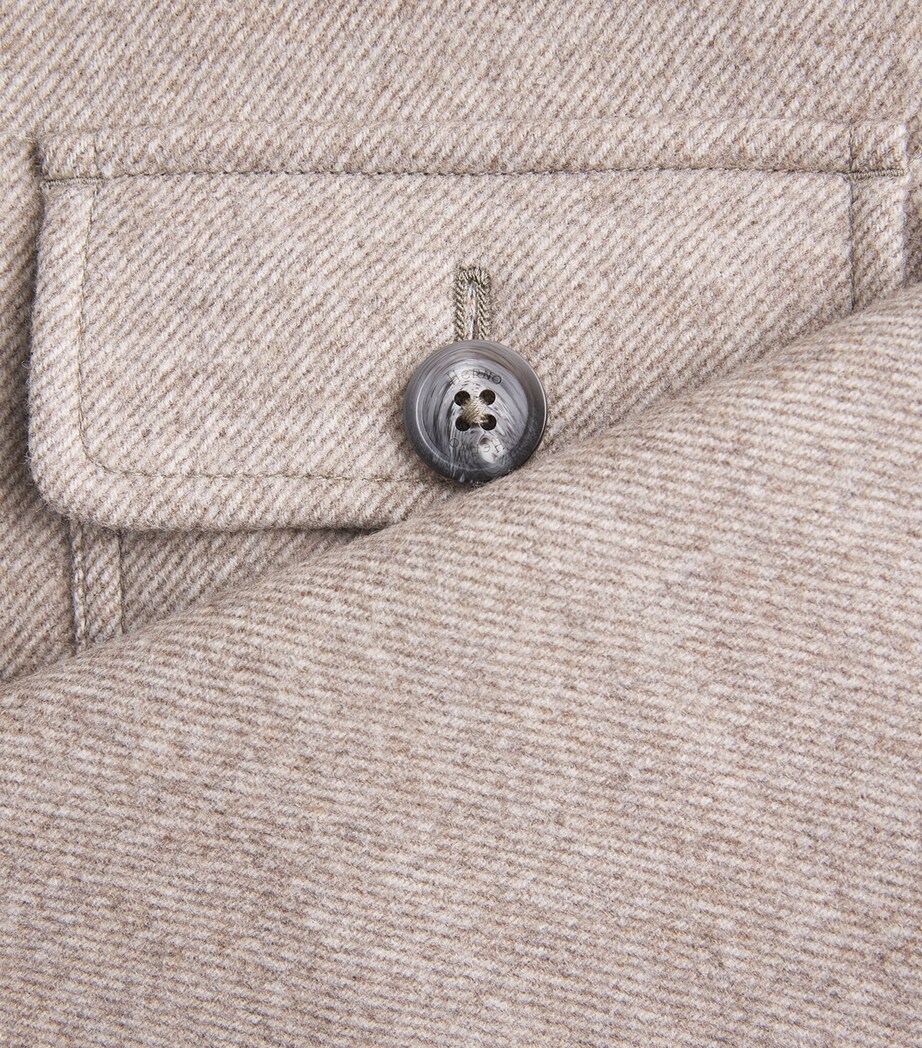 Herno Mens Virgin Wool Jacket Chantilly Image 7