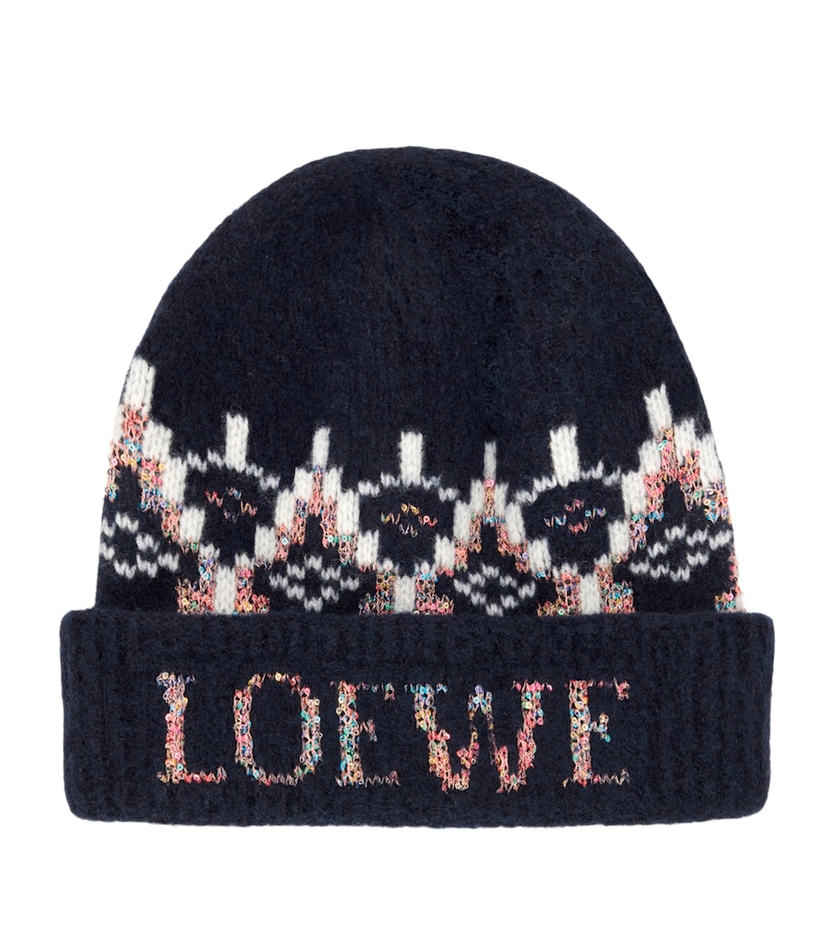 Wool-Blend Fair Isle Beanie NAVY/MULTICOLOR Image 1