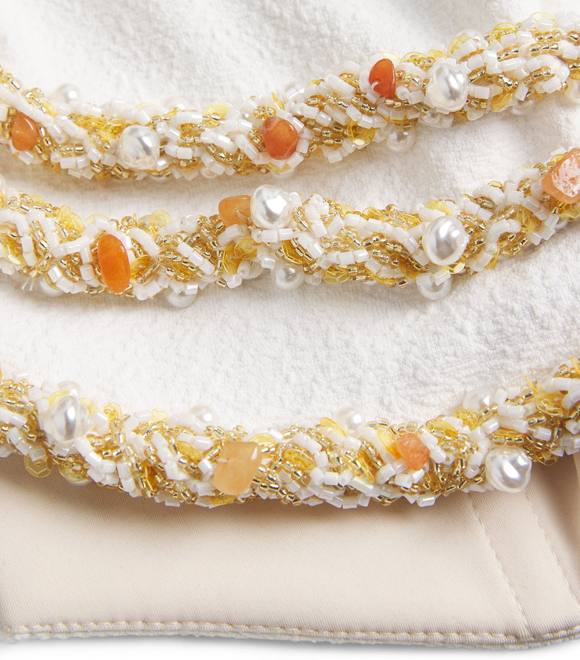 Embroidered Jade Crop Top OFF WHITE Image 5