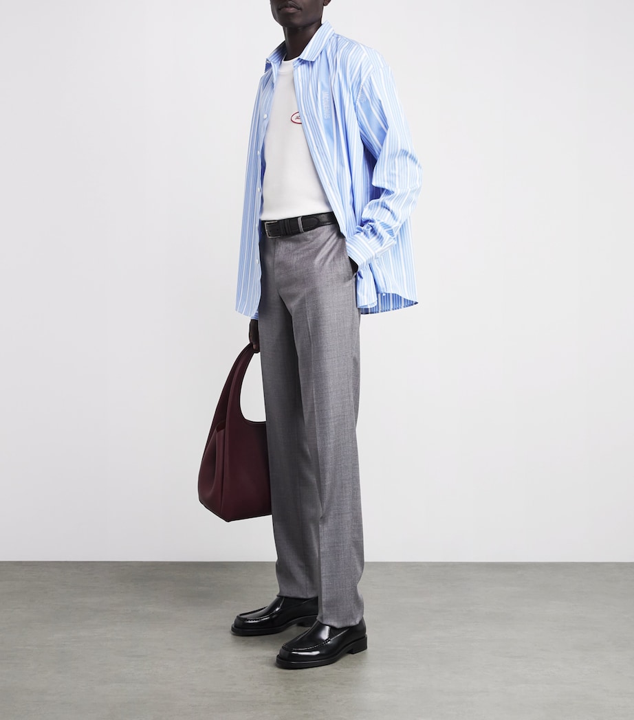 Cotton Logo Patch T-Shirt 1IX-STAT PATCH WHITE Image 2