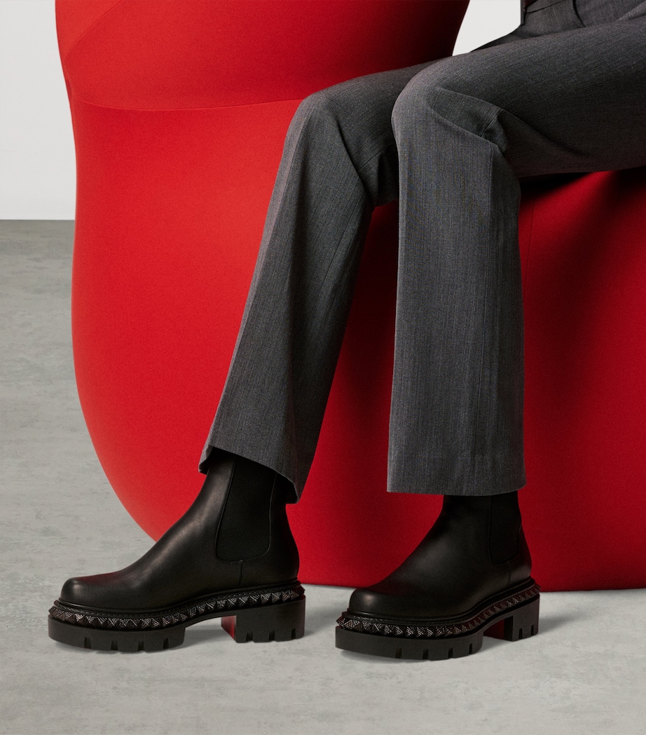 St Emilia Pyraclou Leather Chelsea Boots BK01 Image 5