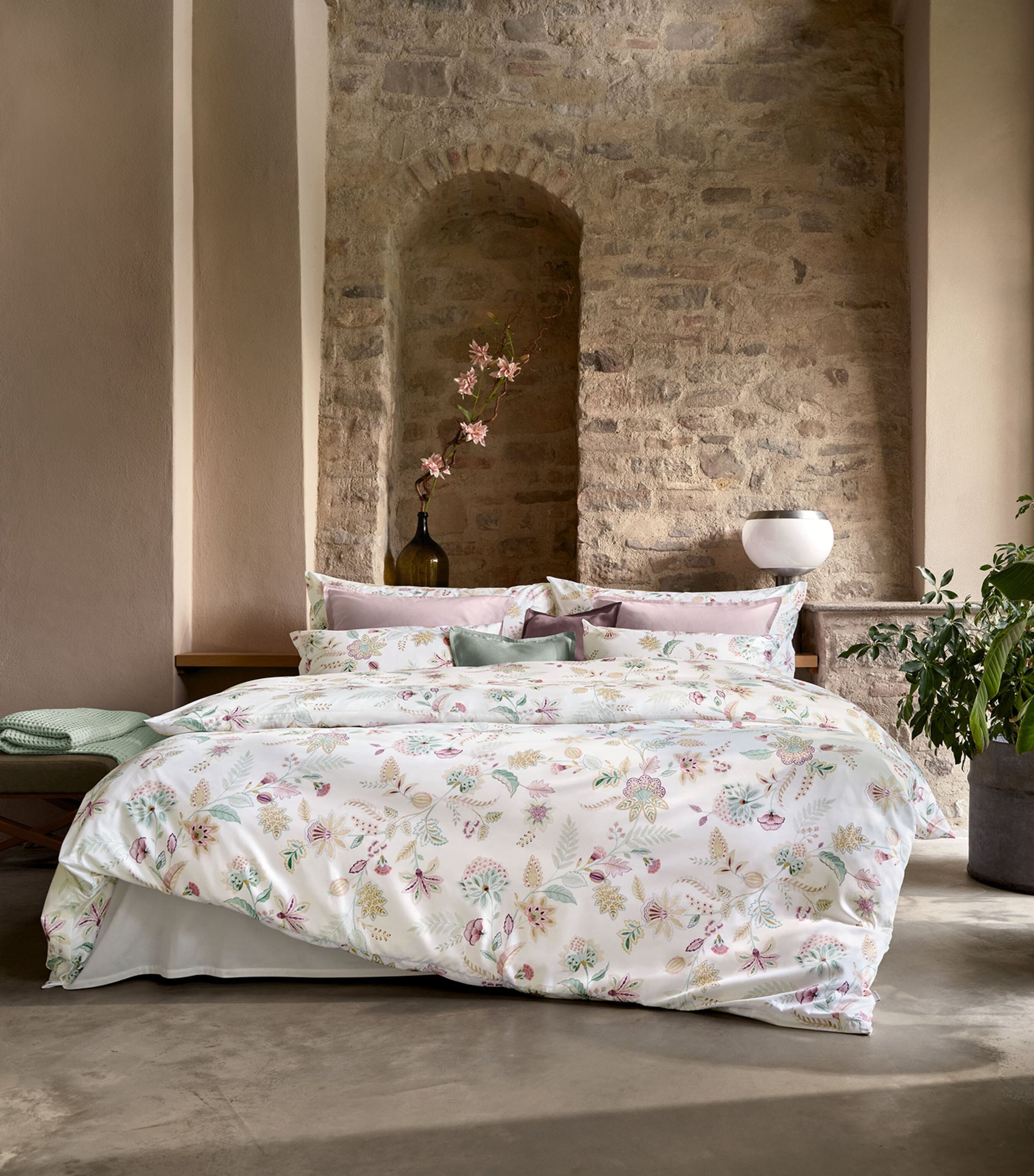 Schlossberg Cotton Ima-Noblesse King Duvet Cover (230cm x 220cm) Blanc Image 3