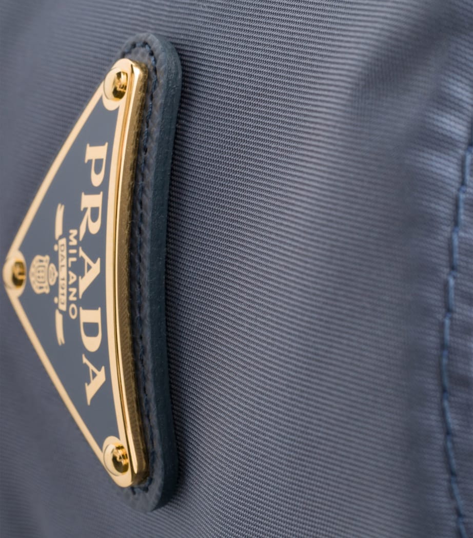 Prada Re-Nylon Bucket Hat Blue Image 3