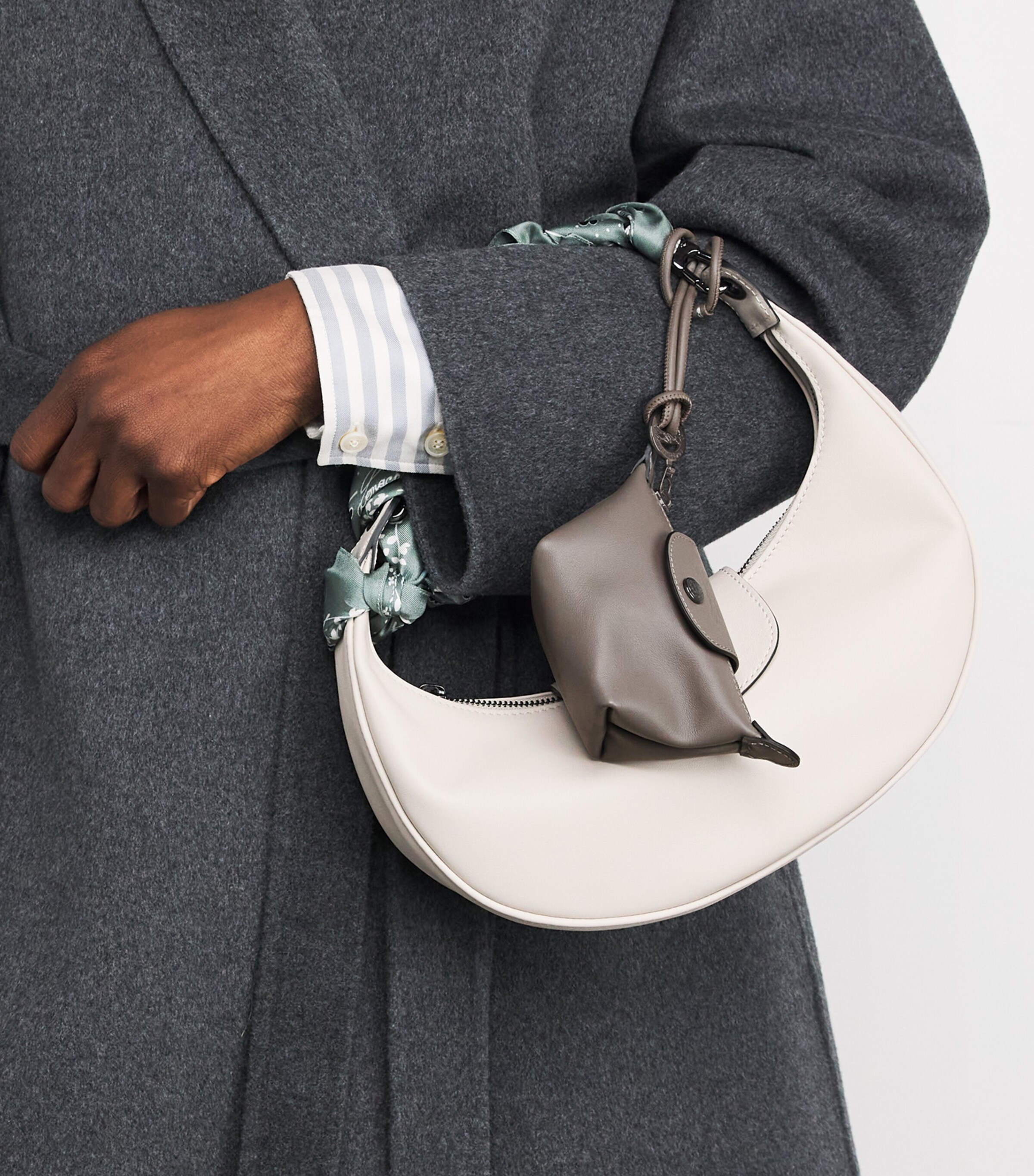Longchamp Leather Le Pliage Xtra Coin Purse Turtledove Image 2