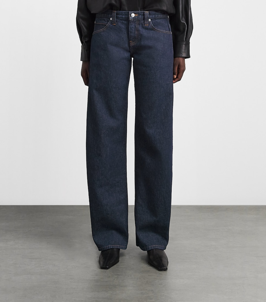 Khaite Womens Karo Straight Jeans Benson Image 4