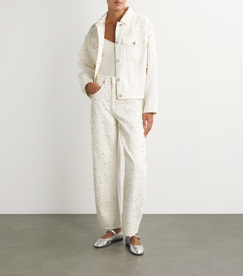 The Pearl Barrel Wide-Leg Jeans AU NATURAL CLEAN Image 2