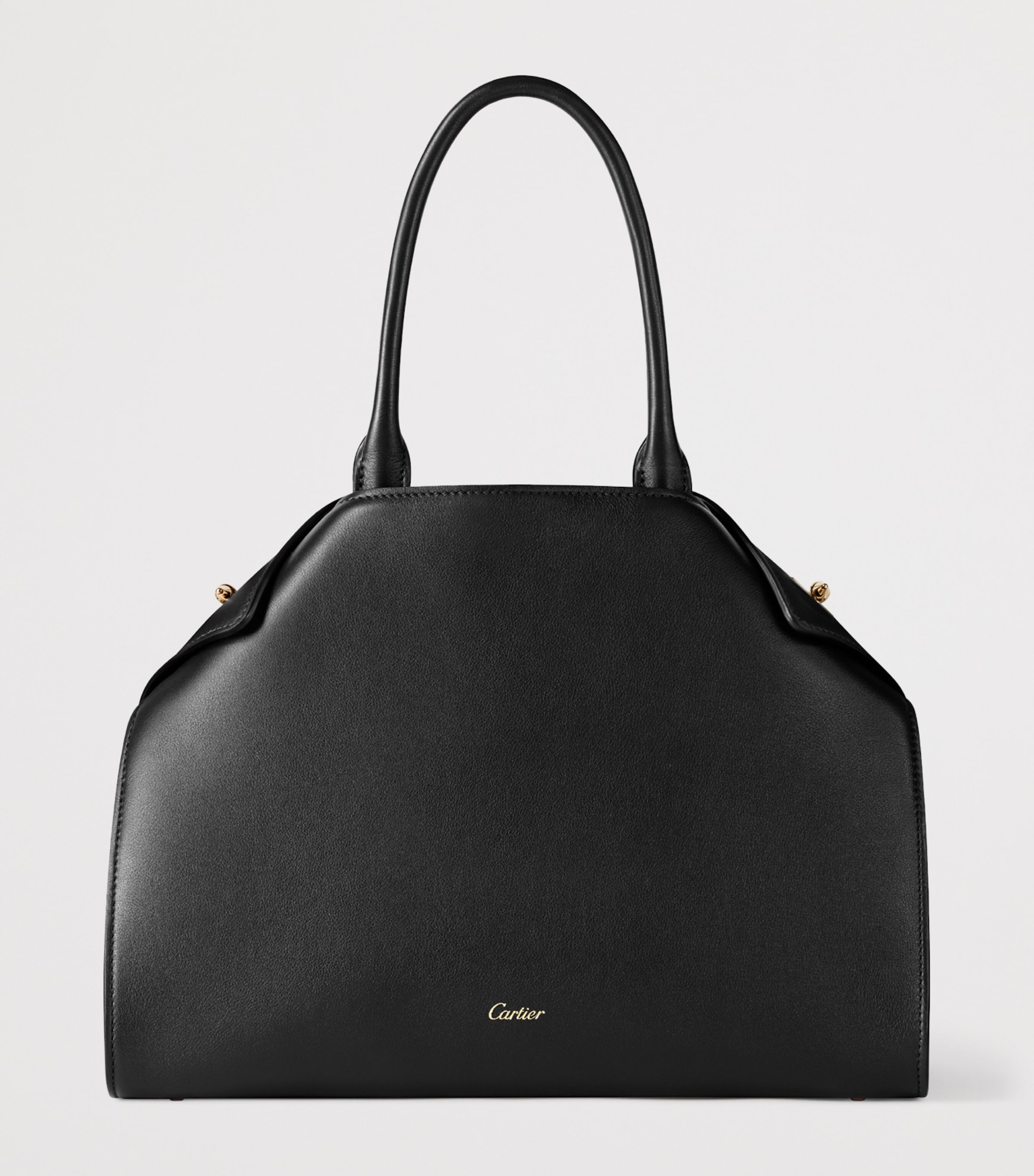 Cartier Small Leather Clash Tote Bag Black Image 2