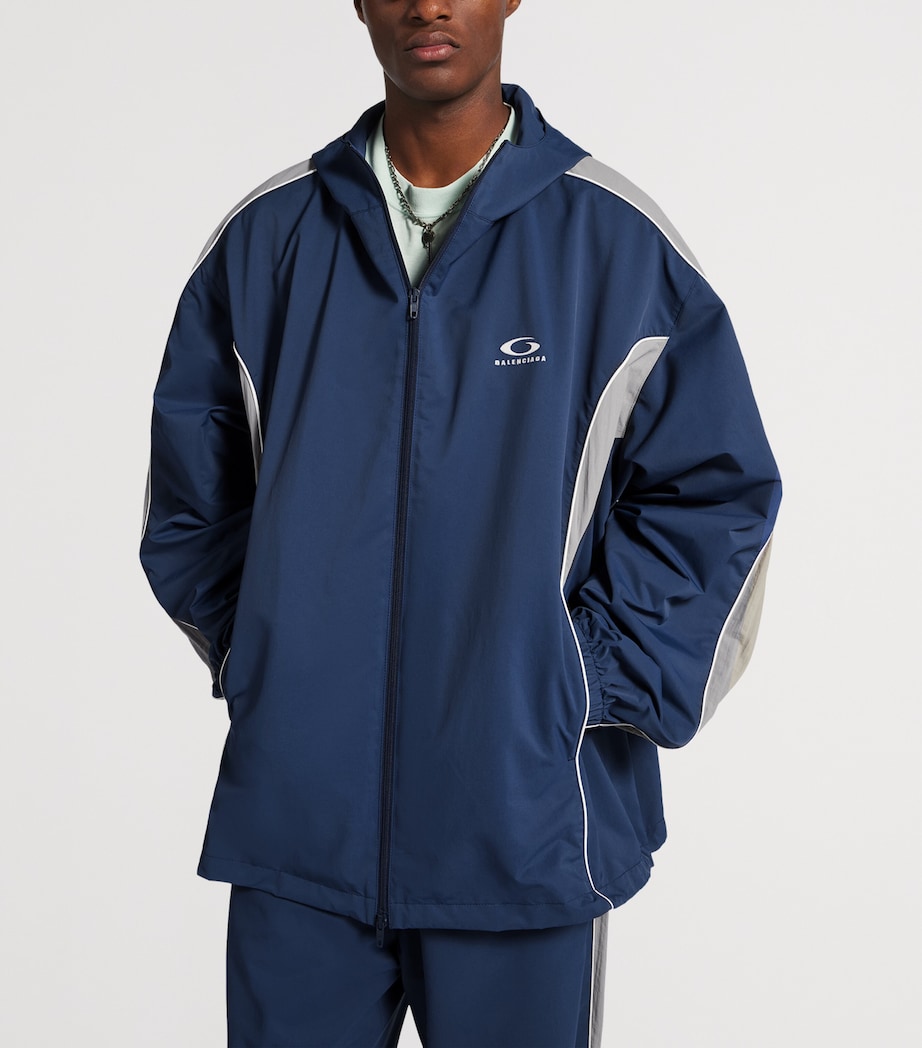 Balenciaga Mens Loop Sports Icon Track Jacket Image 5