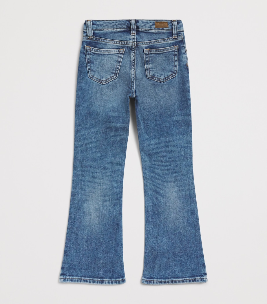 Ralph Lauren Kids Flared Jeans (2-6.5 Years) Kindal Wash Image 2