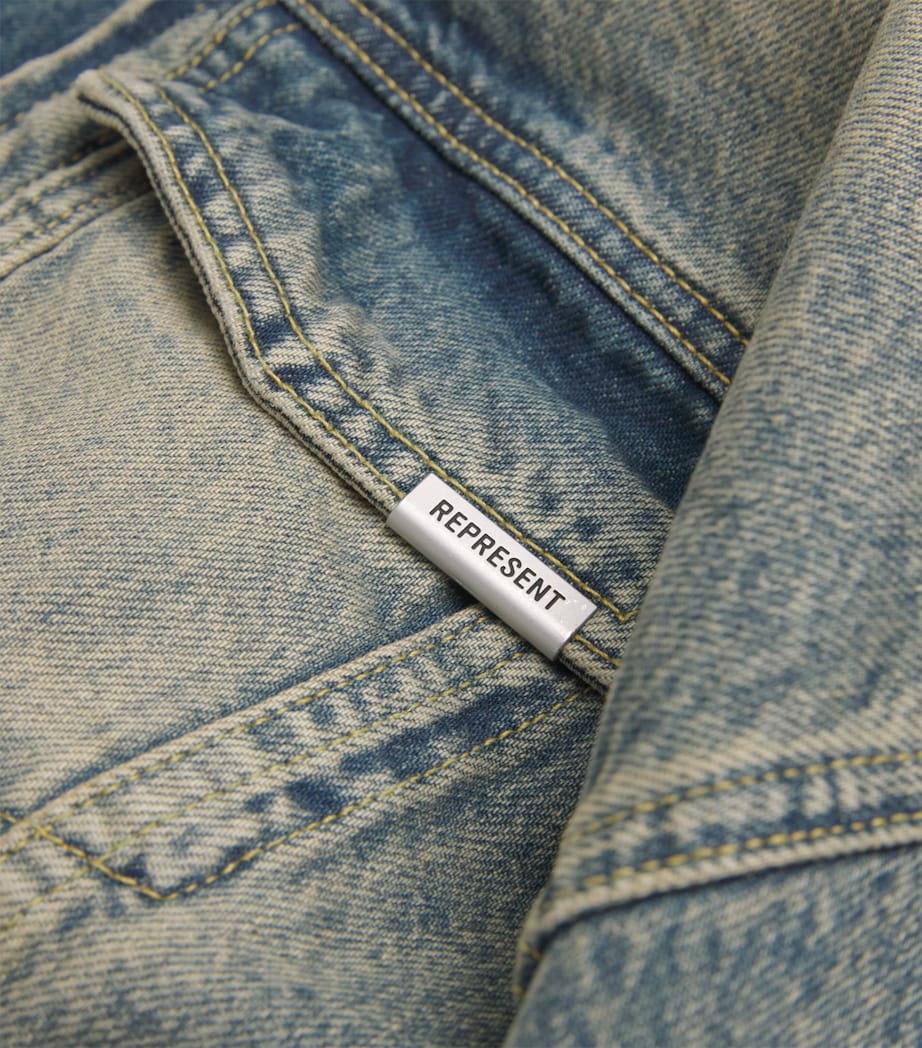 R4 Denim Jacket BLUE CREAM Image 5