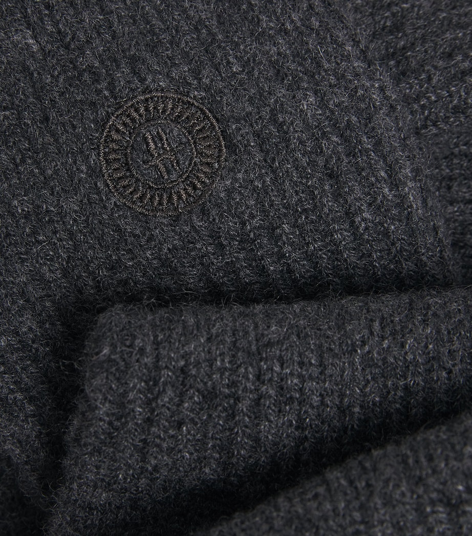 Cashmere Socks BLACK Image 3