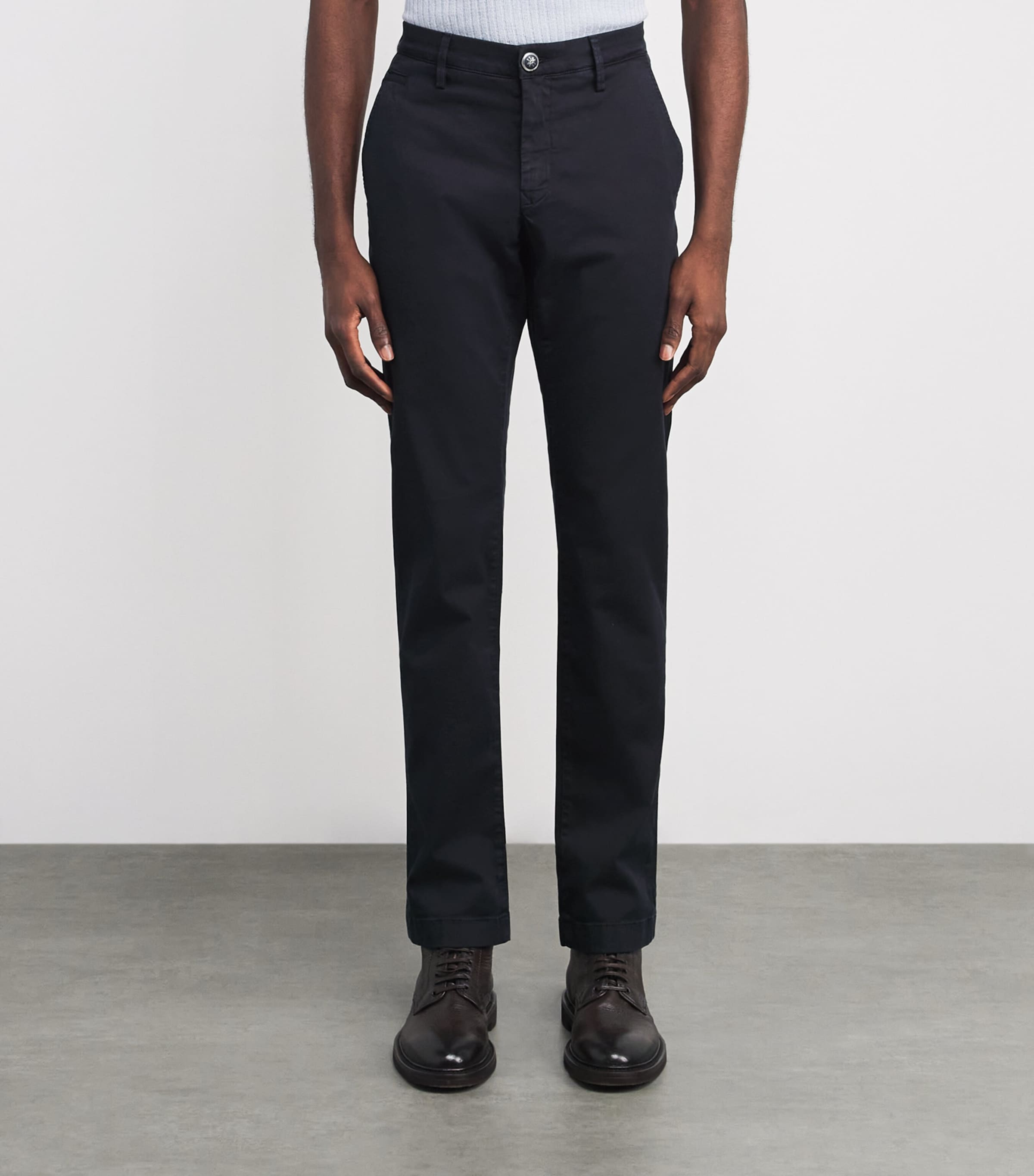 Bobby Slim Chinos Y99 NAVY BLUE Image 3