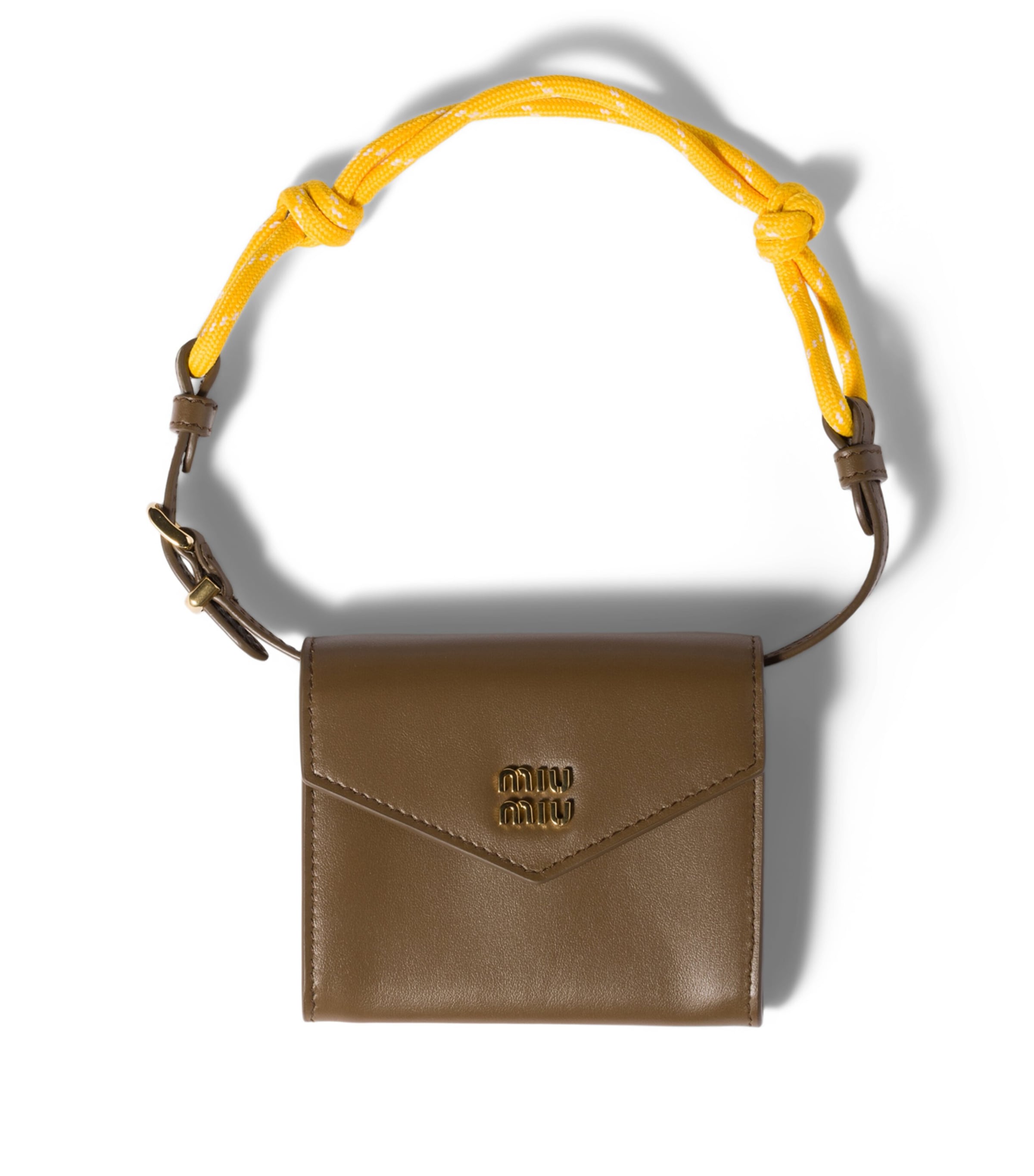 Miu Miu Leather Chain Wallet Image 1
