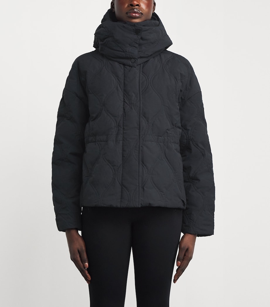 Quilted Alessia Down Jacket BLACK Image 3