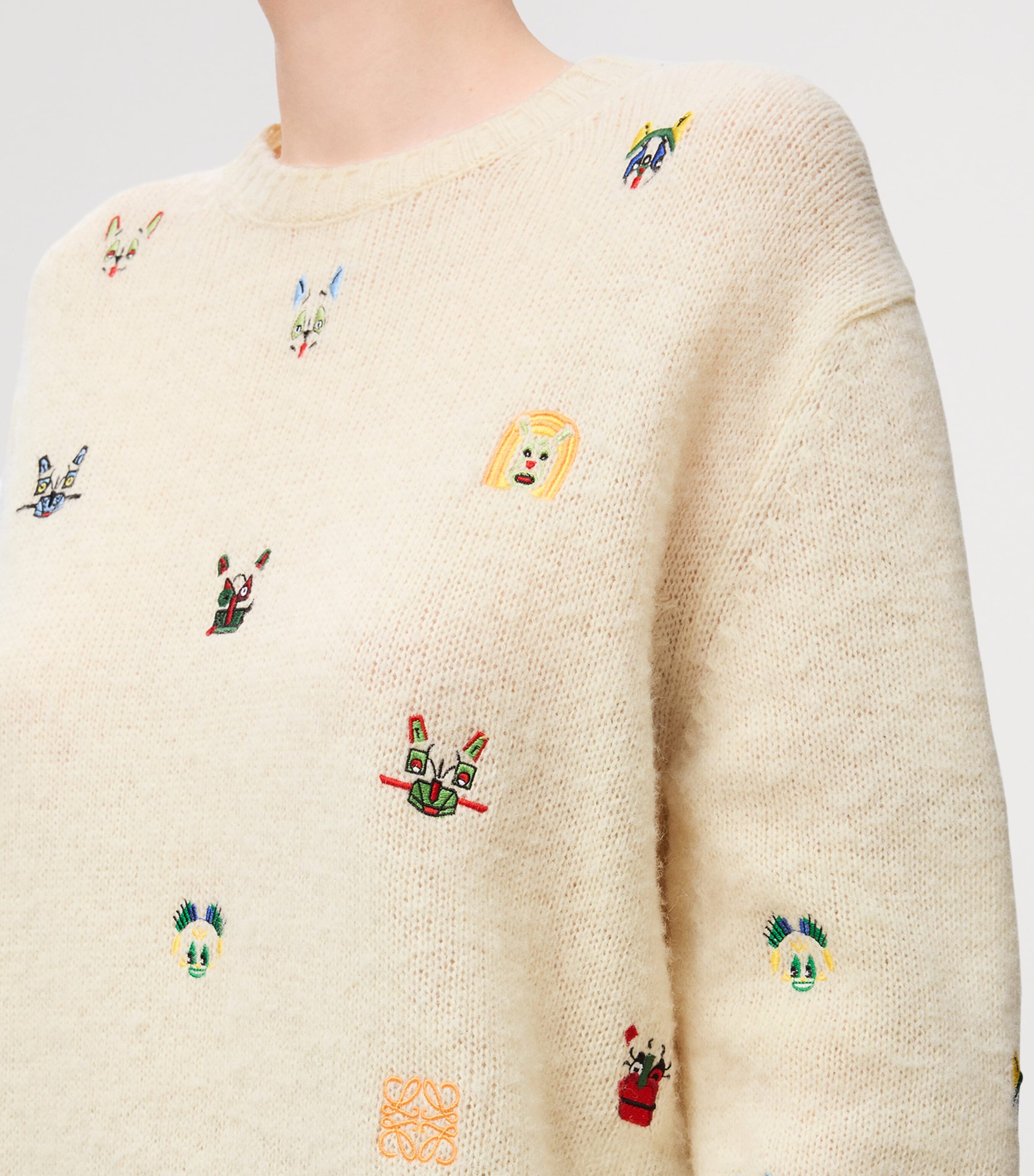 x Louis Wain Futurist Cats Sweater WHITE/MULTICOLOR Image 6