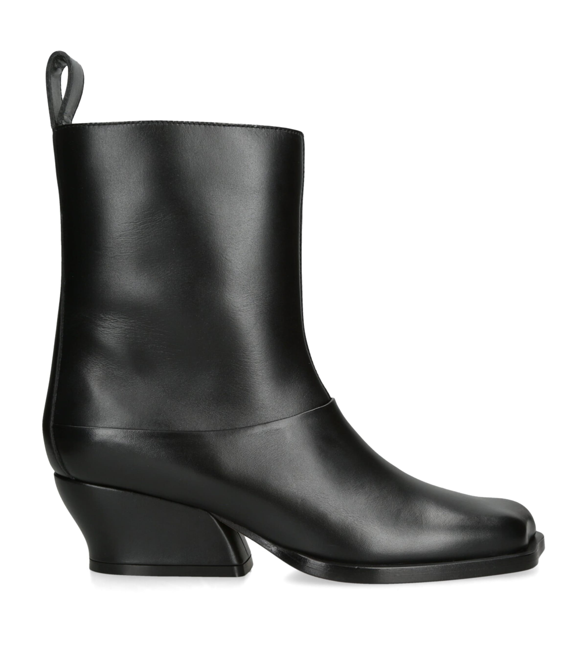 LOEWE Leather Onda Ankle Boots 45 Black Image 1