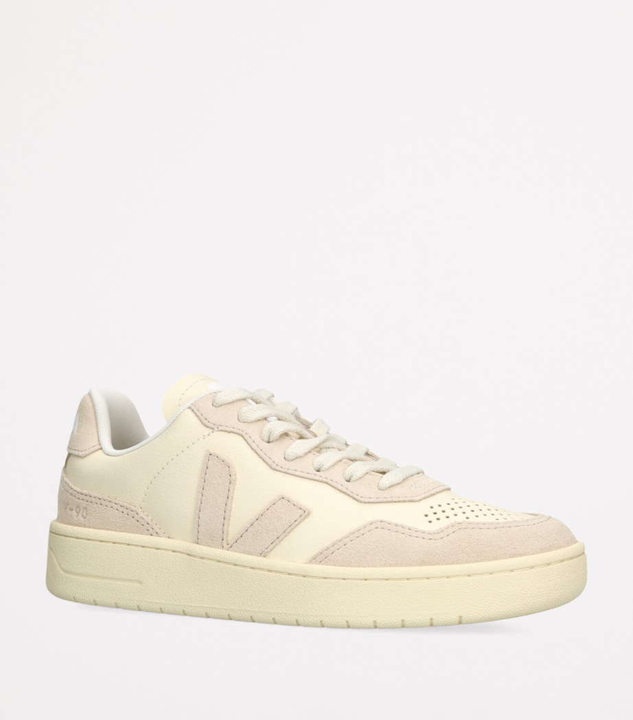 Leather V-90 Sneakers BONE Image 3