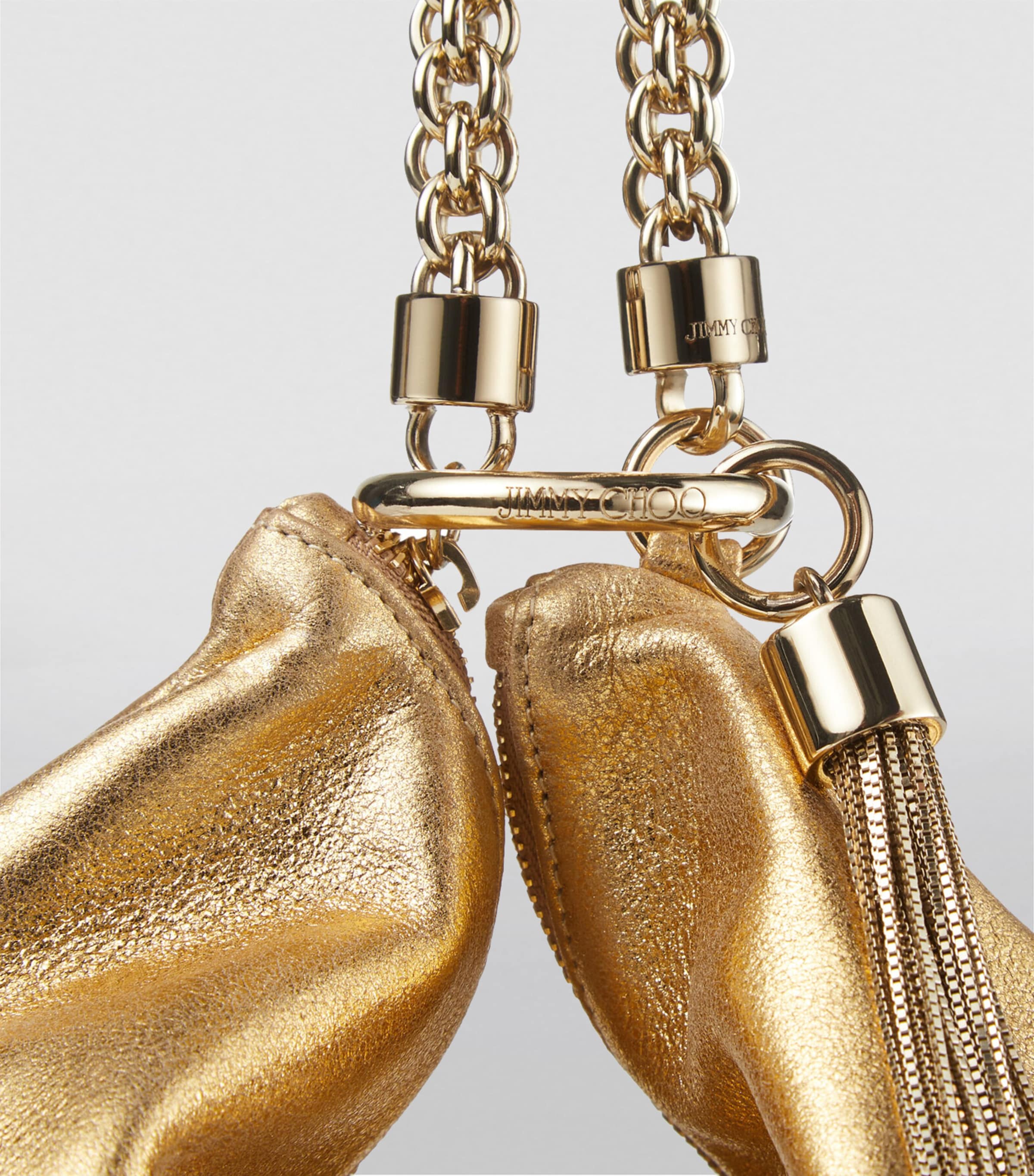 Metallic Callie Clutch Bag GOLD Image 3