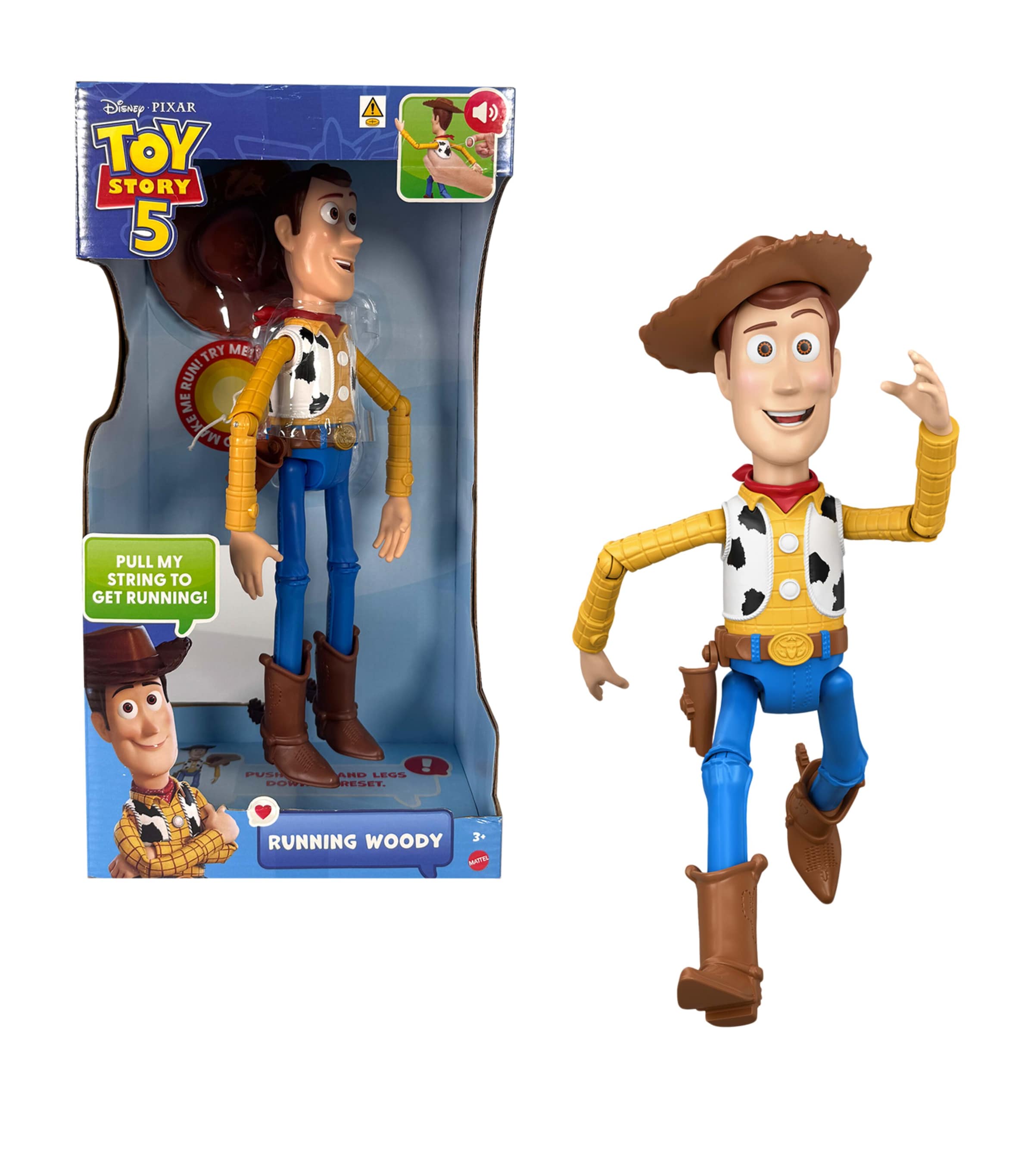 Disney Disney and Pixar Toy Story 5 Running Woody Action Figure (30cm) Image 3