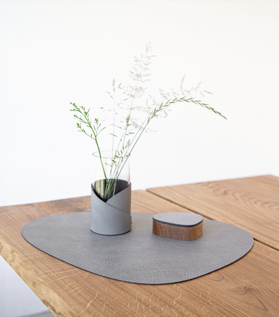 Set of 4 Hippo Placemats (37cm x 44cm) ANTHRACITE GREY Image 3