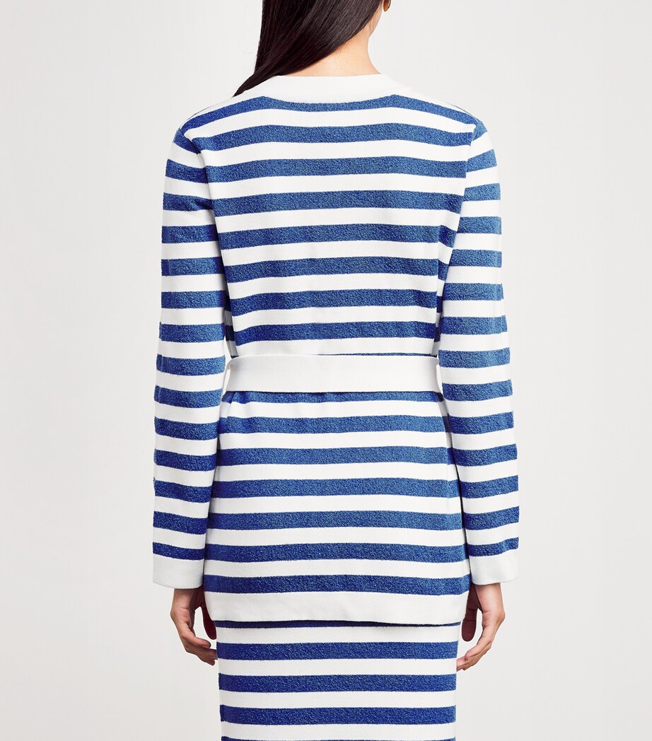 Stripe Ari Cardigan BLUE STRIPE Image 4