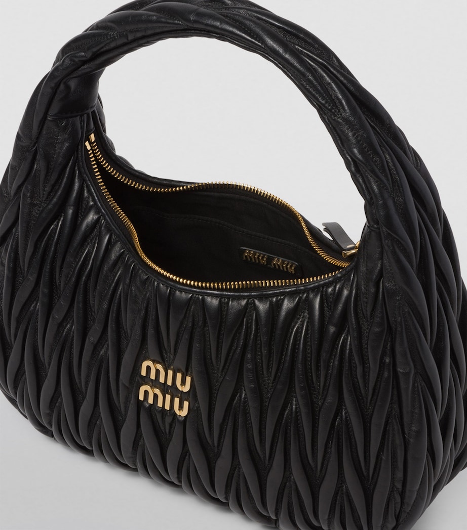 Medium Nappa Leather Wander Top-Handle Bag F0002 Image 8