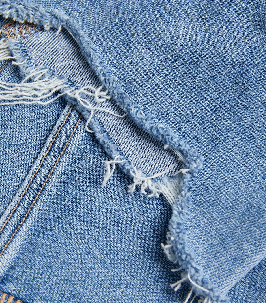 Cindy Slim Hem Jean MEL W/DESTROYED HEM Image 5