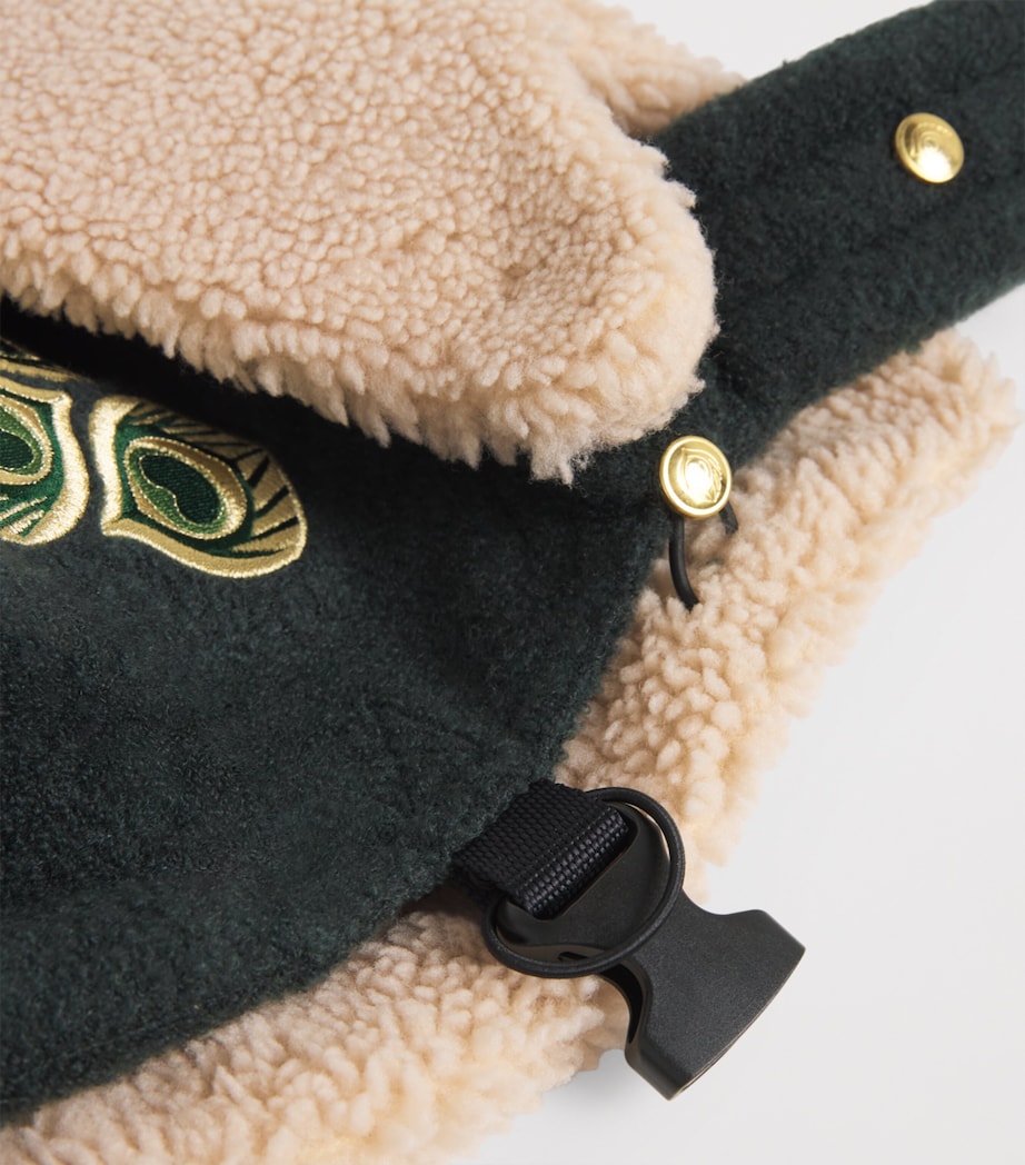 Shearling Winter Baby Carrier Insert TAN Image 4