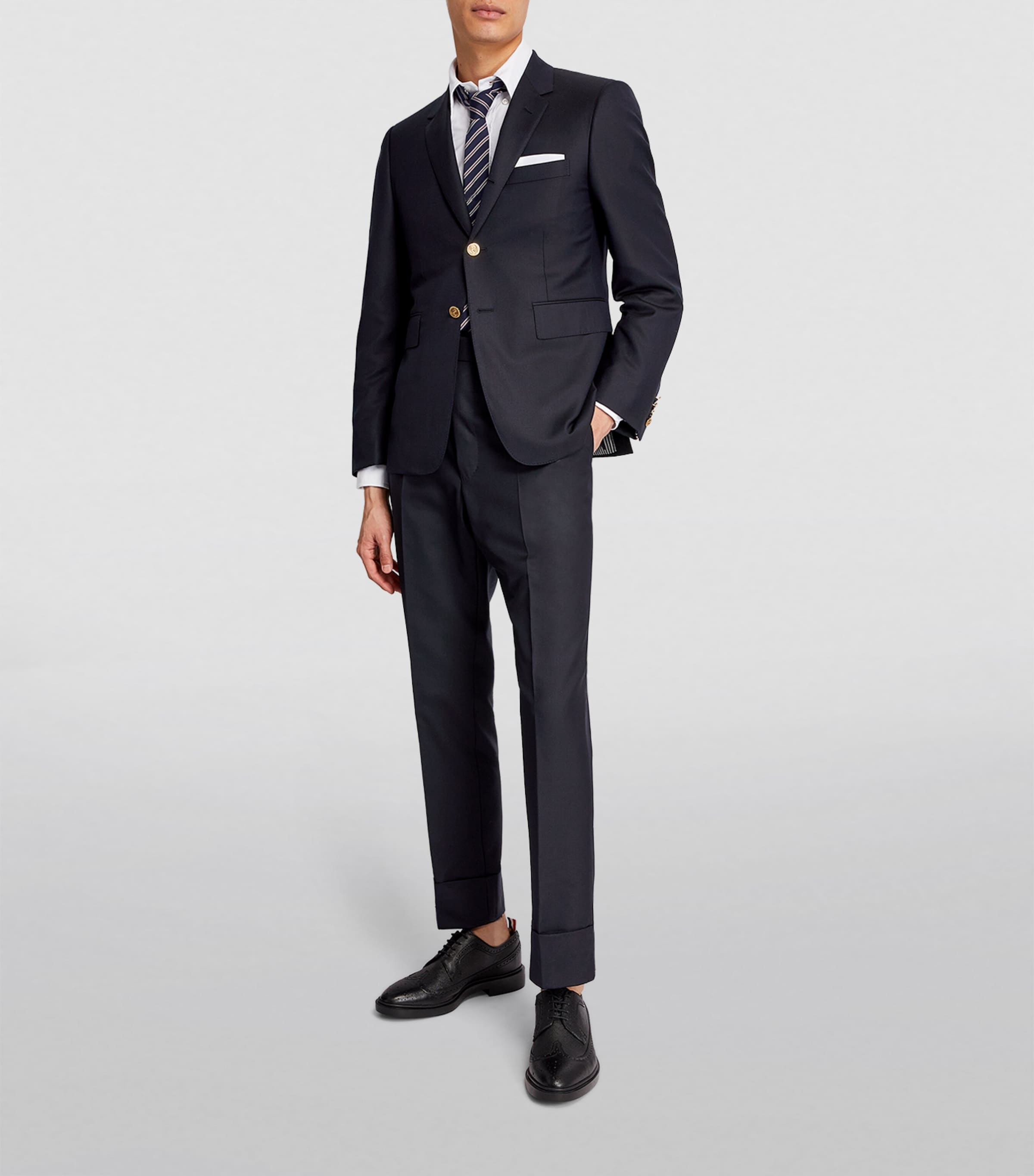 【送料&関税込】Thom Browne Wool Tailored Trousers Thom Browne Wool Tailored Trousers | Harrods US