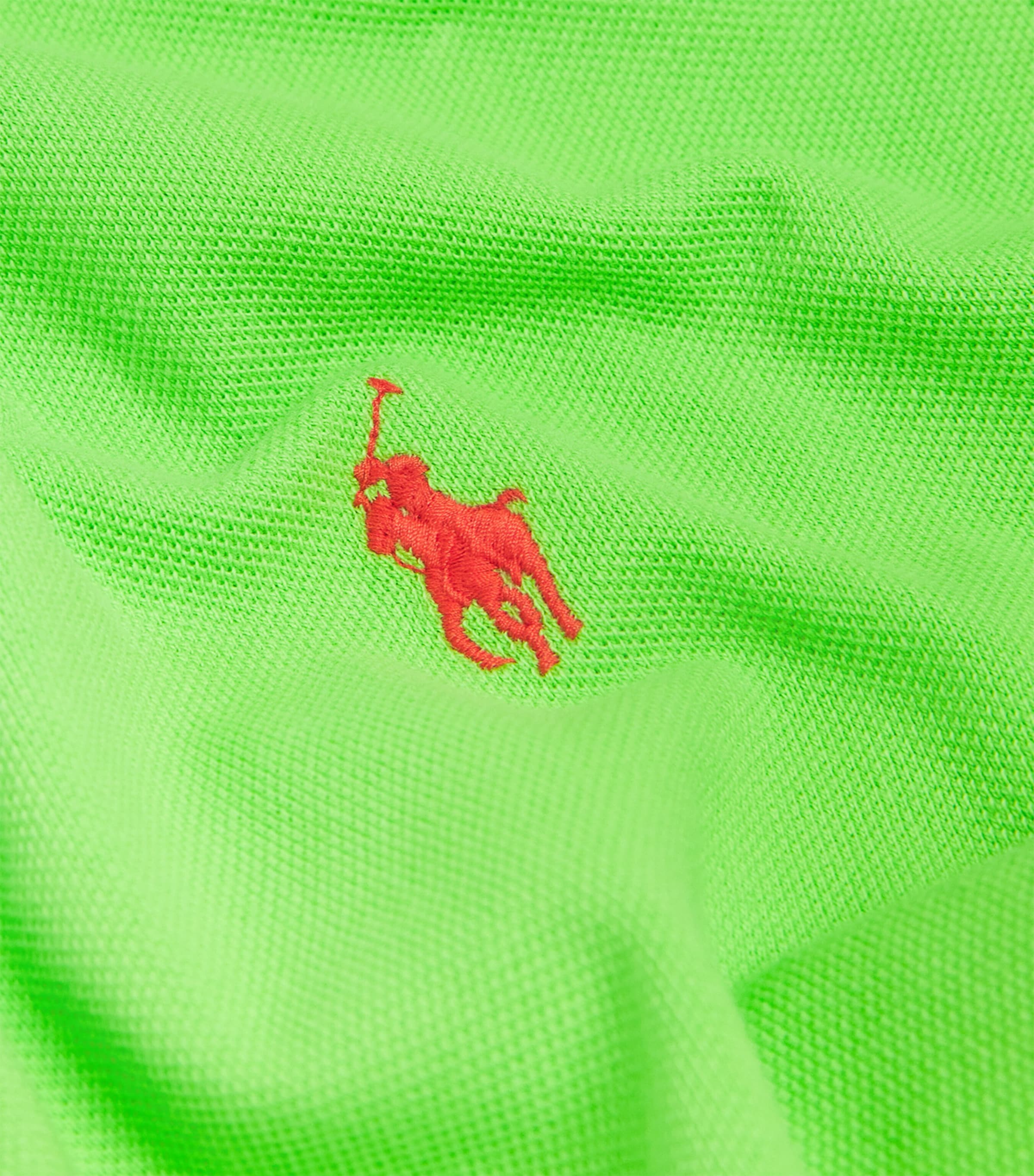 Polo Pony Polo Shirt GREEN Image 5