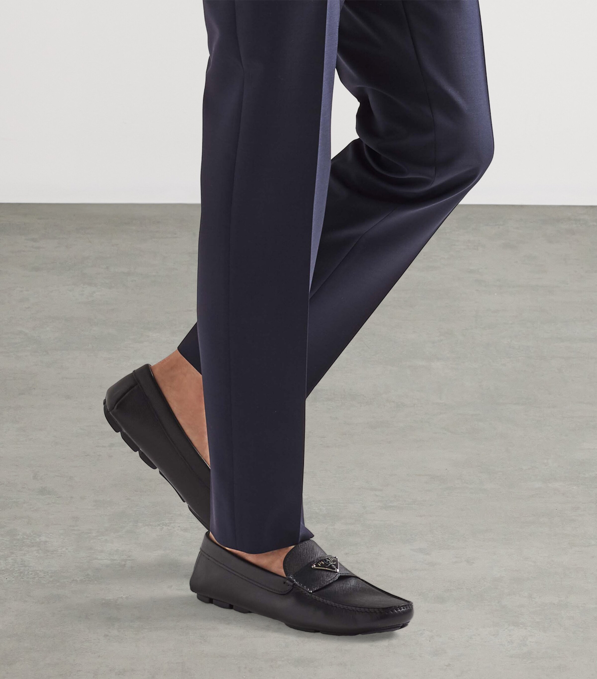 Saffiano leather Driver Shoes F0002 Image 2