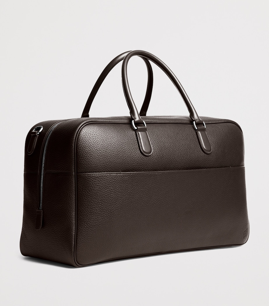 Carl Friedrik Leather Granville Duffle Bag Chocolate Image 2