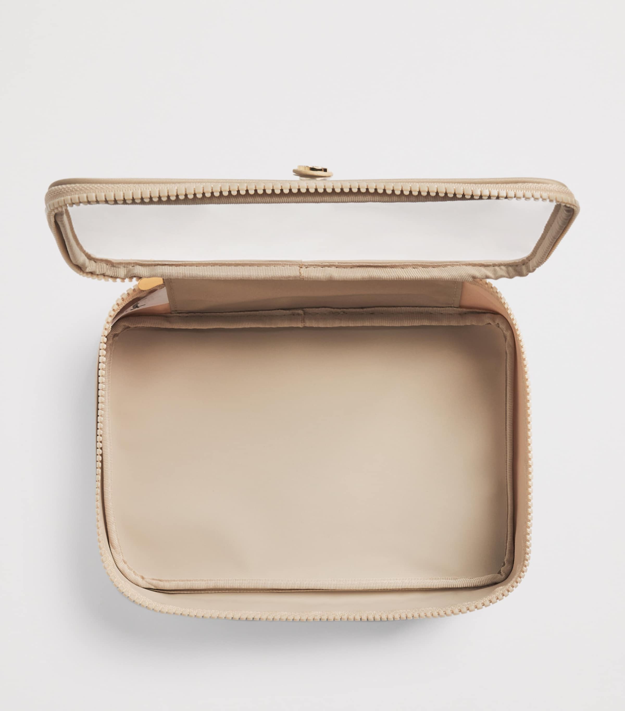 Harrods Clear Cosmetic Bag Neutral Image 3