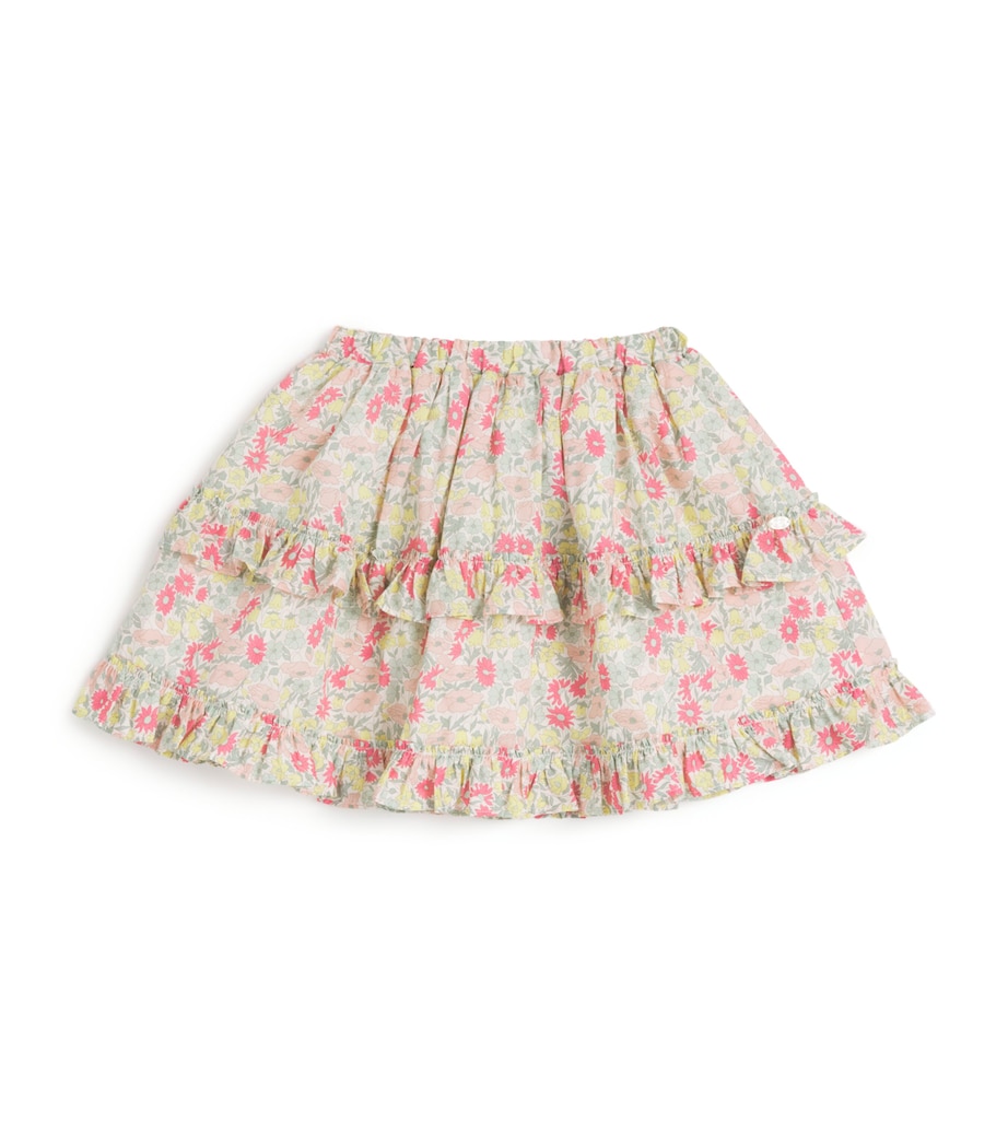 Cotton Floral Skirt (3-12 Years) 70JAUNE Image 1