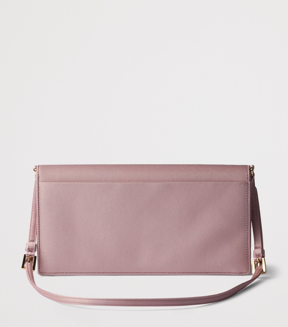 Prada Mini Satin Shoulder Bag Pink Image 5