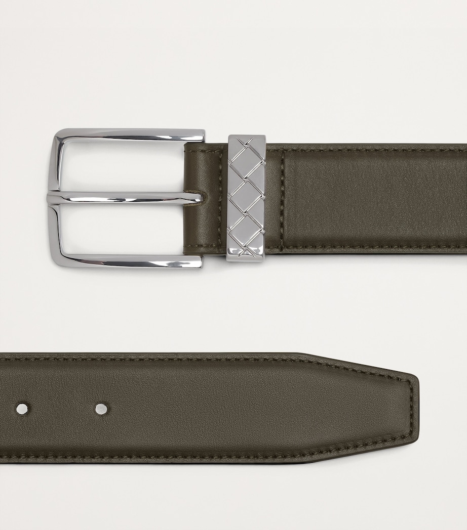 Leather Intreccio Loop Belt 3386 Image 3