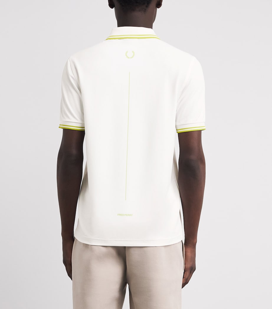 Fred Perry Mens Tennis Polo Shirt White Image 5