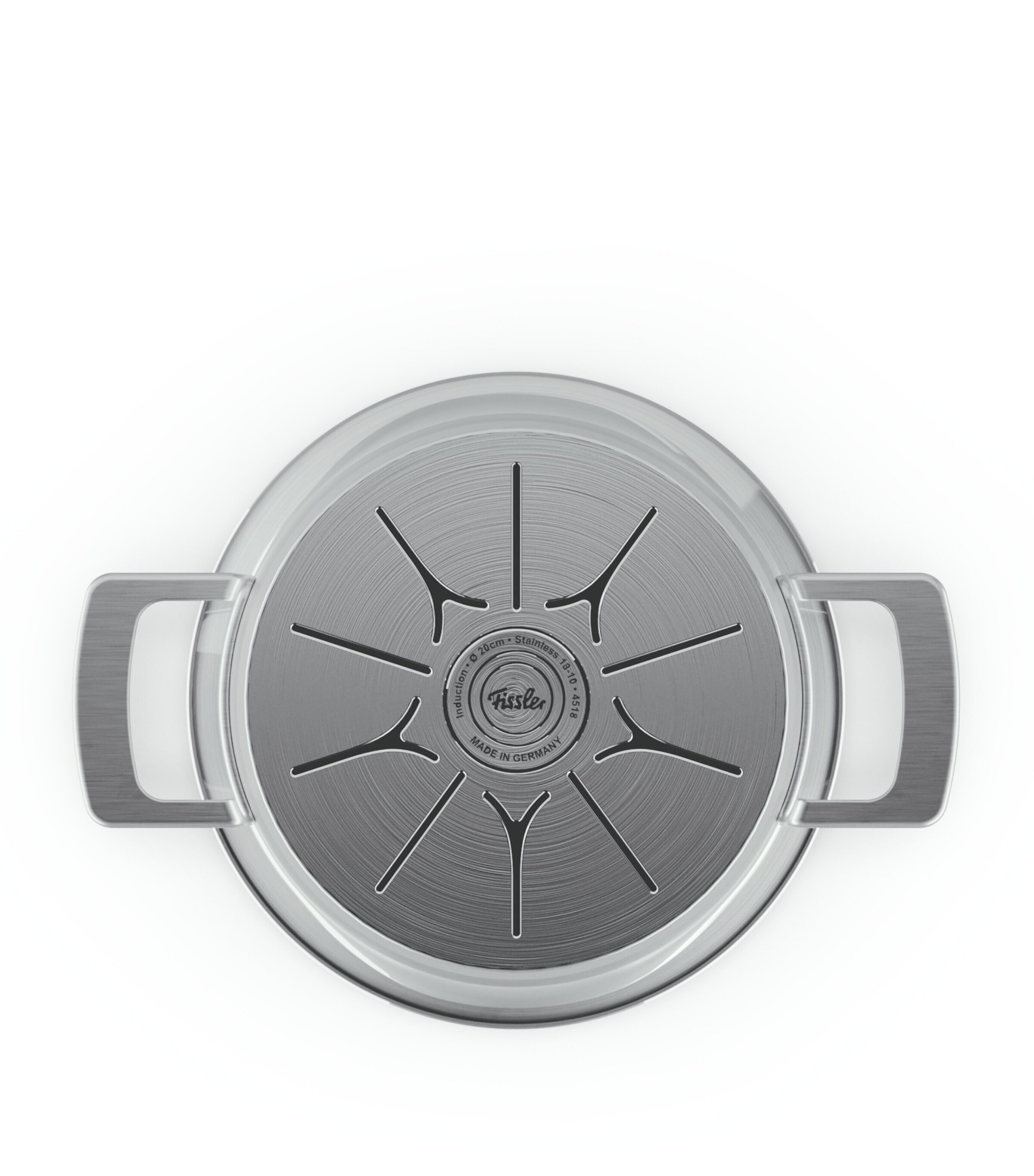 Fissler Stainless Steel Phi Stew Pot with Lid (20cm) Stainless Steel Image 2