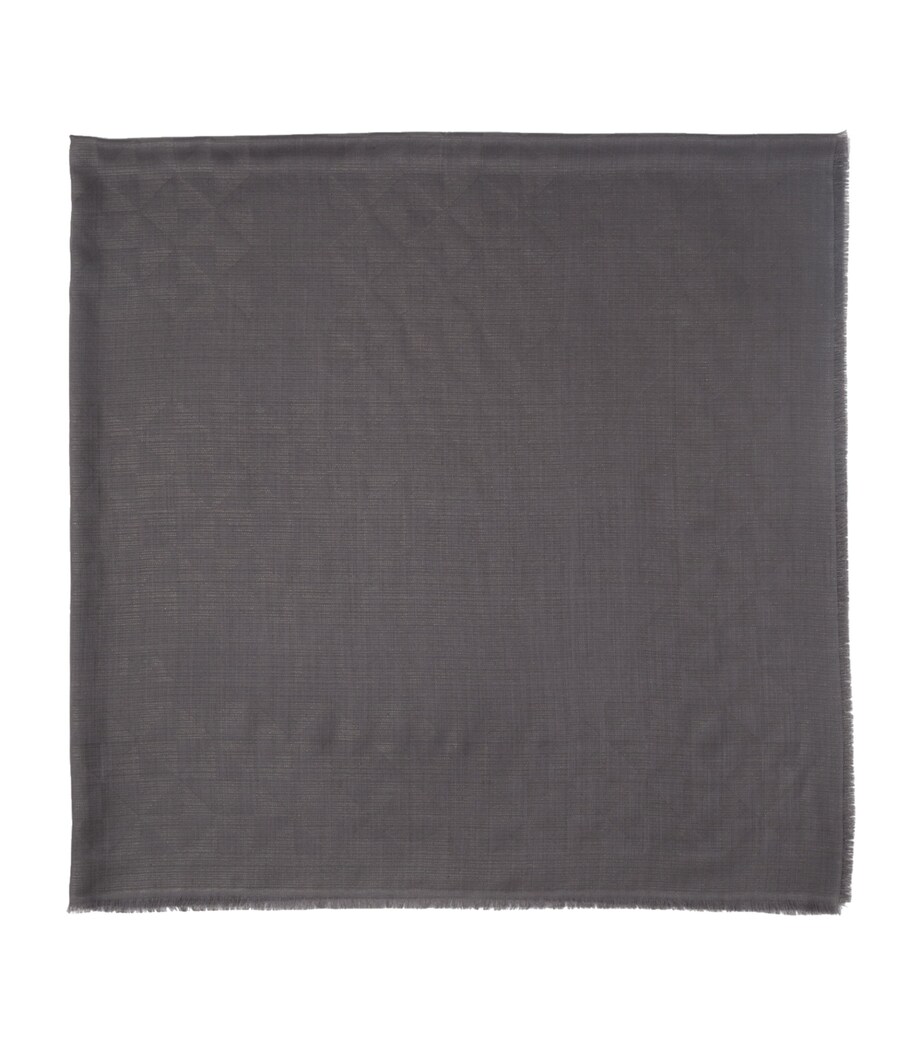 Prada Lurex Woven Scarf Image 1