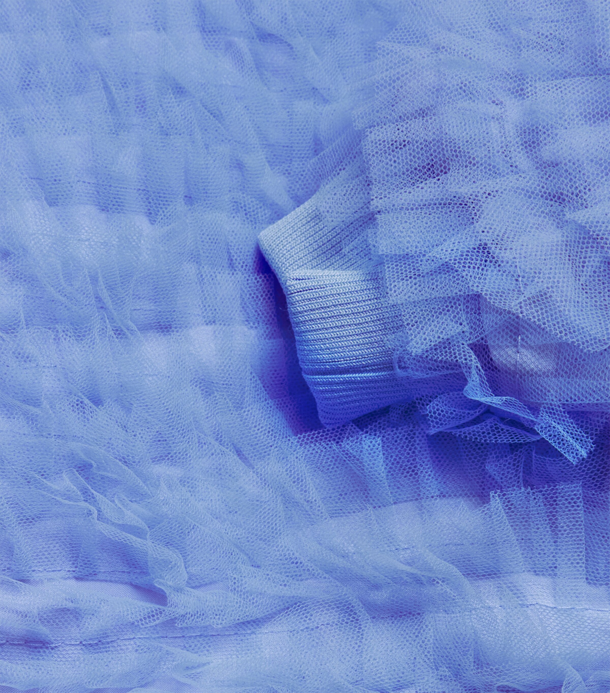 Ruffle Jacket (8-12 Years) PALE BLUE Image 3