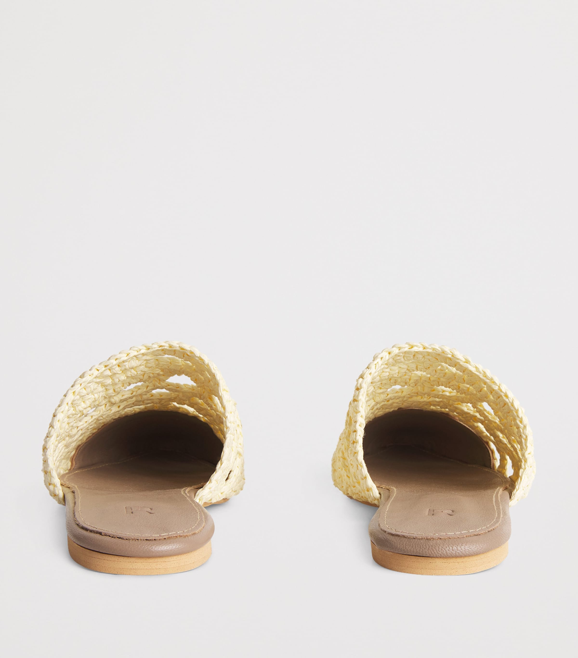 Raffia Mules OFF WHITE Image 4
