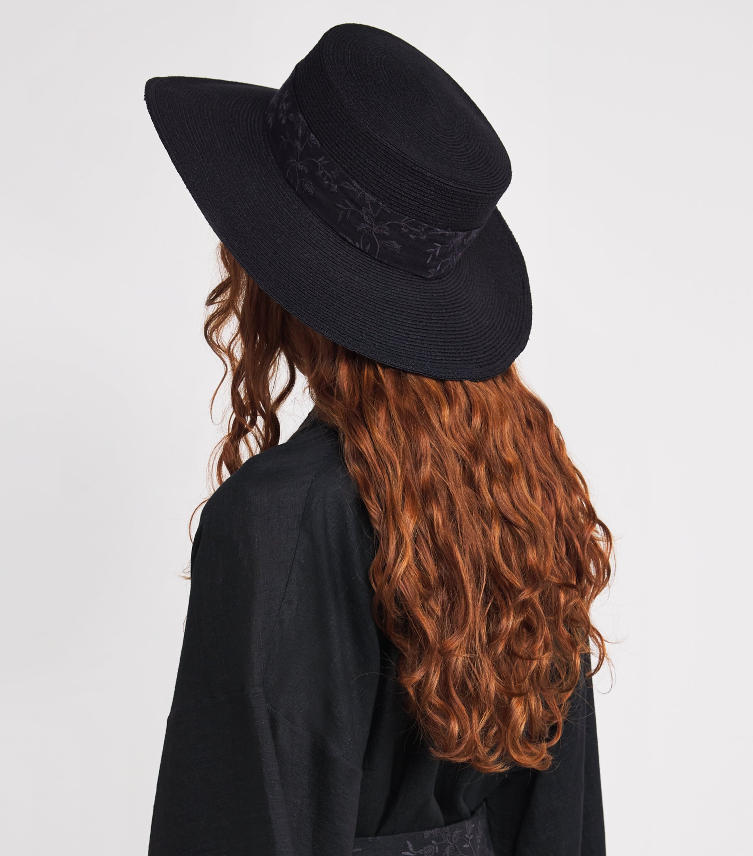 Linen Hat NERO Image 4