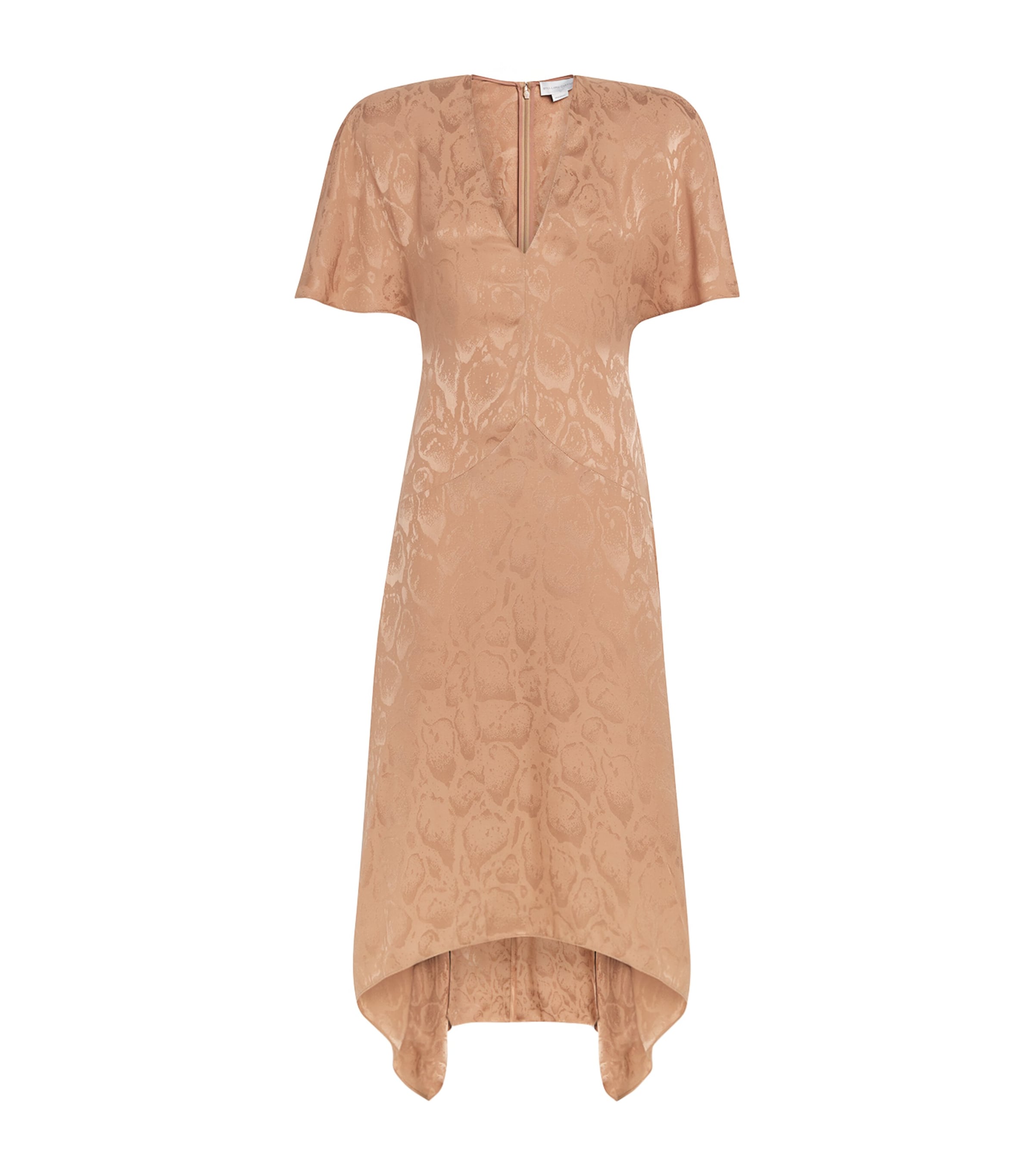 Silk-Blend Padded Cloud Midi Dress 2701 CARAMEL Image 1