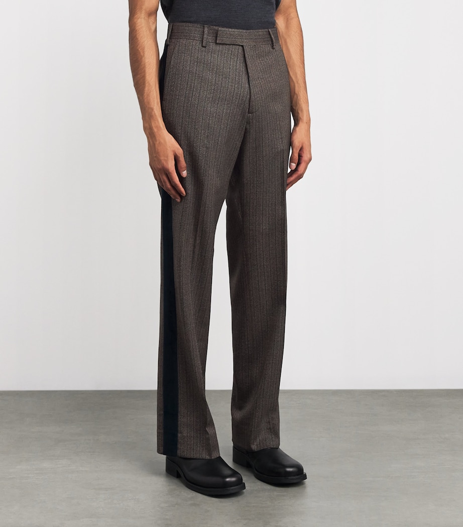 Wool-Blend Alto Trousers GREY STRIPE Image 3