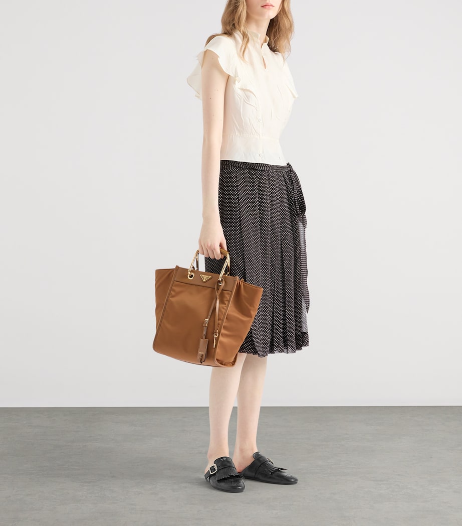 Silk Chiffon Wrap Midi Skirt F0002 Image 2